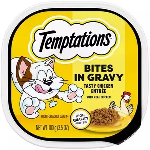 24/3.5oz Whiskas Temptations Cuts in Gravy Chicken - Dog/Cat Supplements